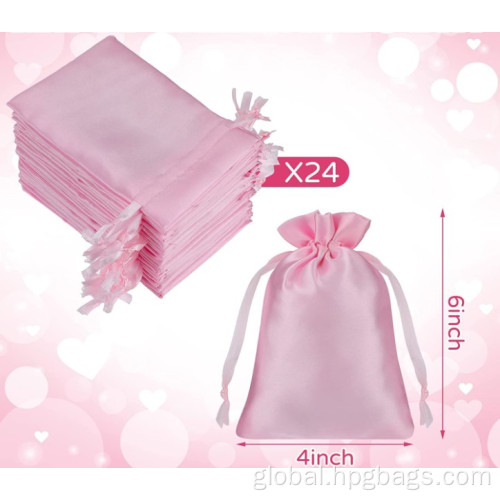 Silk Pouches Satin Gift Bags with Drawstring Jewelry Silk Pouch Manufactory